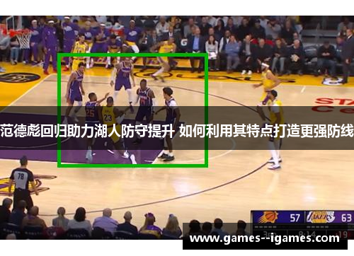 范德彪回归助力湖人防守提升 如何利用其特点打造更强防线